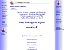 Tablet Screenshot of ddr-schulrecht.de